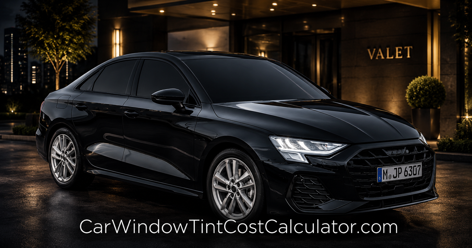 Carbon Film window tint cost for Luxury Sedan in Suburban